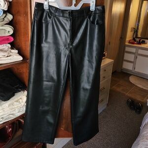 RolyPoly Sleek Black Faux Leather Pants